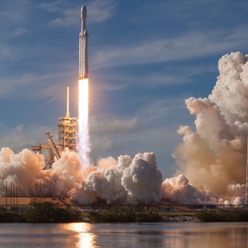 World’s Largest Solid Fuel Rocket Takes Off from Waters