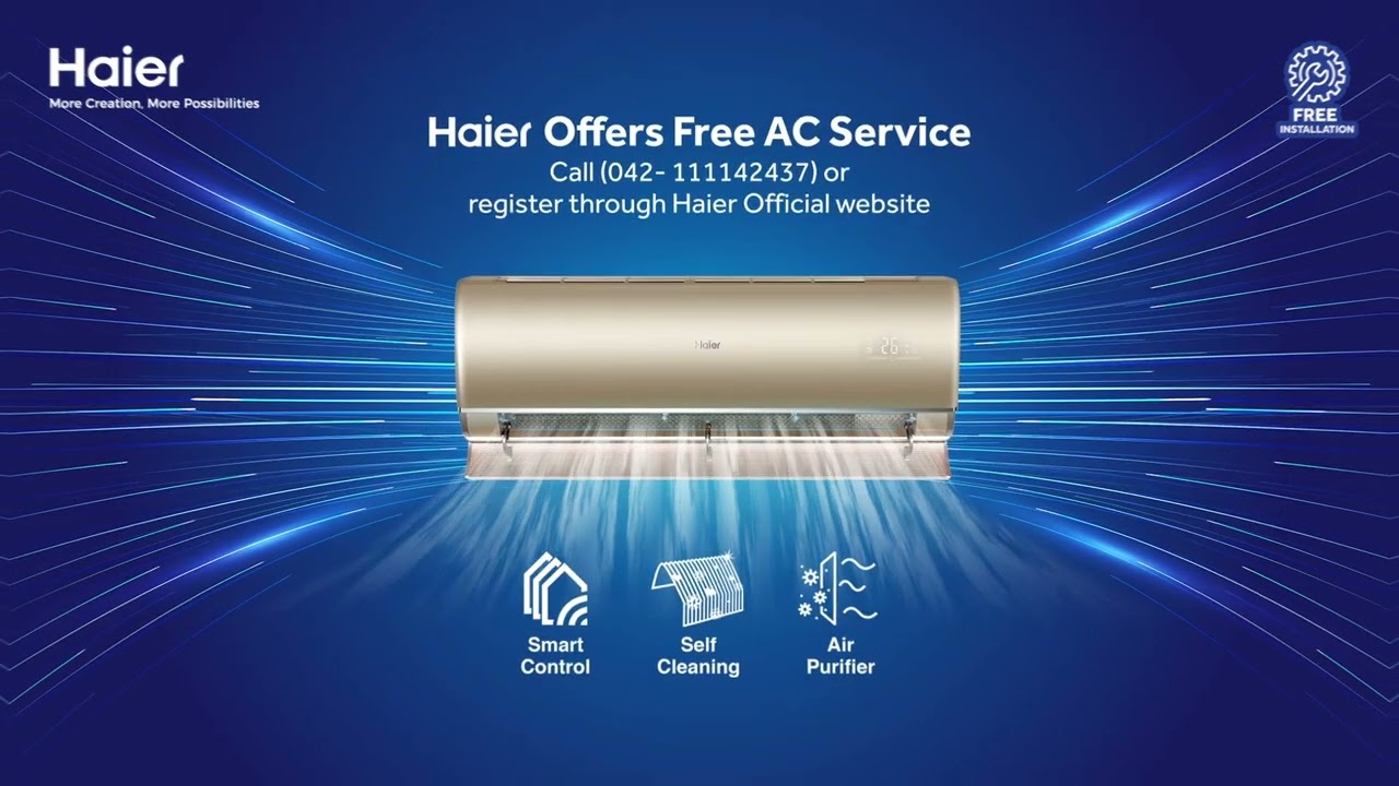 Haier’s Free AC Service Initiative: Ensuring Cool and Comfortable Homes