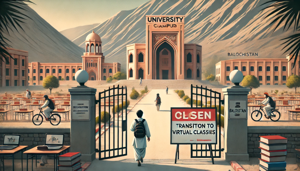 University of Balochistan Closed Temporarily
