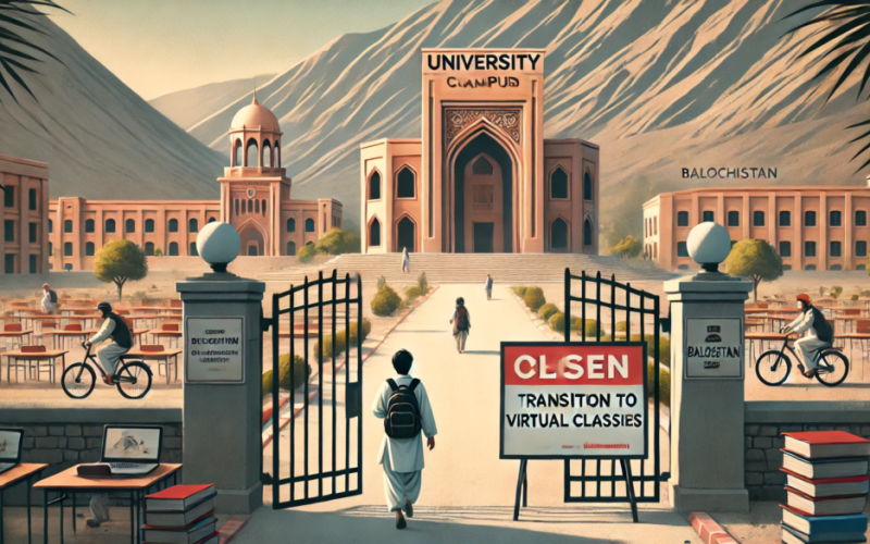 University of Balochistan Closed Temporarily