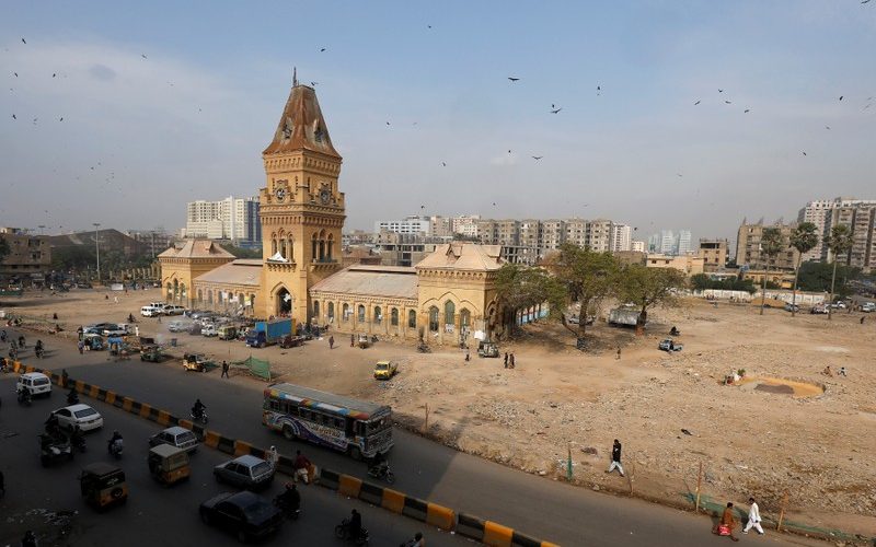 General view of the British era Empress Market building is seen after the removal of surrounding encroachments on the order of Supreme Court in Karachi, Pakistan January 30, 2019. REUTERS/Akhtar Soomro
