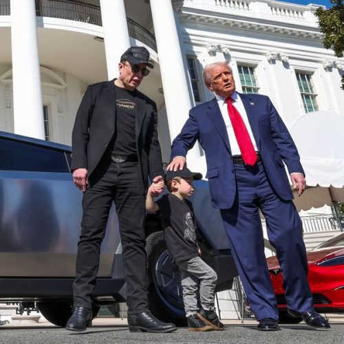 Donald Trump Buys New Tesla To Show Support For Elon Musk