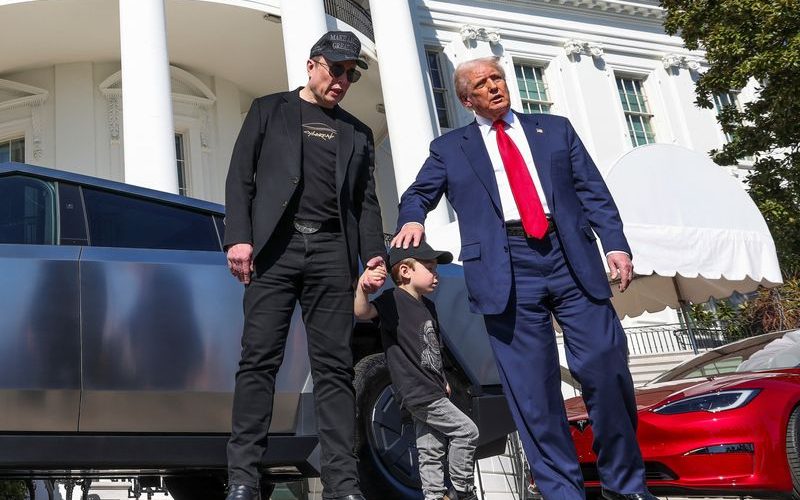 Donald Trump Buys New Tesla To Show Support For Elon Musk